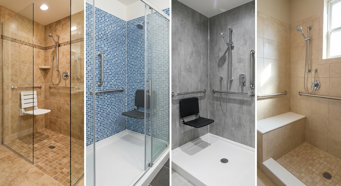 Réalisation douche senior dans l'Haut-Rhin